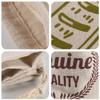 A reusable linen bread storage bag - an unbleached drawstring bag for the natural storage of homemade bread and pastries