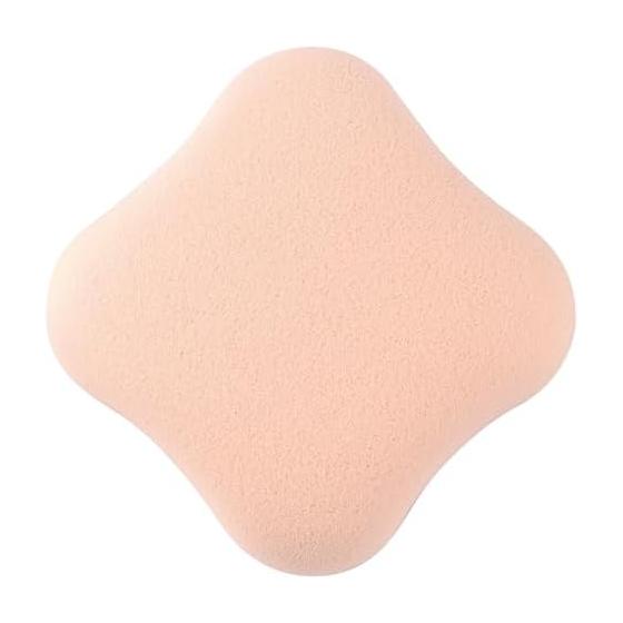 Kai Corporation Puff That Prevents Foundation from Soaking In Diamond-shaped 2-layer Structure Powder Liquid Natural Finish KQ3248 Sponge Beige