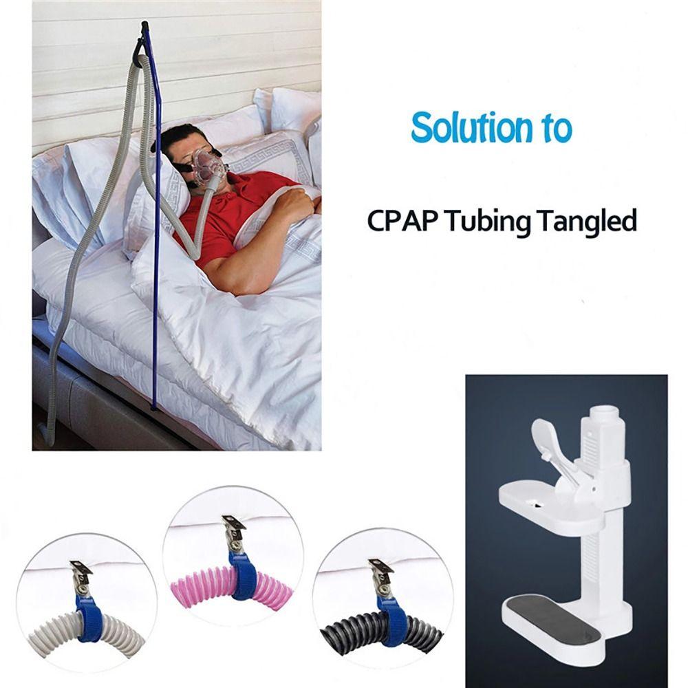 

Зажим для шланга CPAP при апноэ во сне, зажим для кислородной трубки, не запутывающийся, универсальный держатель для трубки CPAP, бытовой