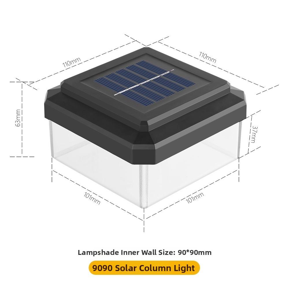 IP65 Waterproof Solar LED Post Cap Light LED Light Deck Lighting New Garden Lighting