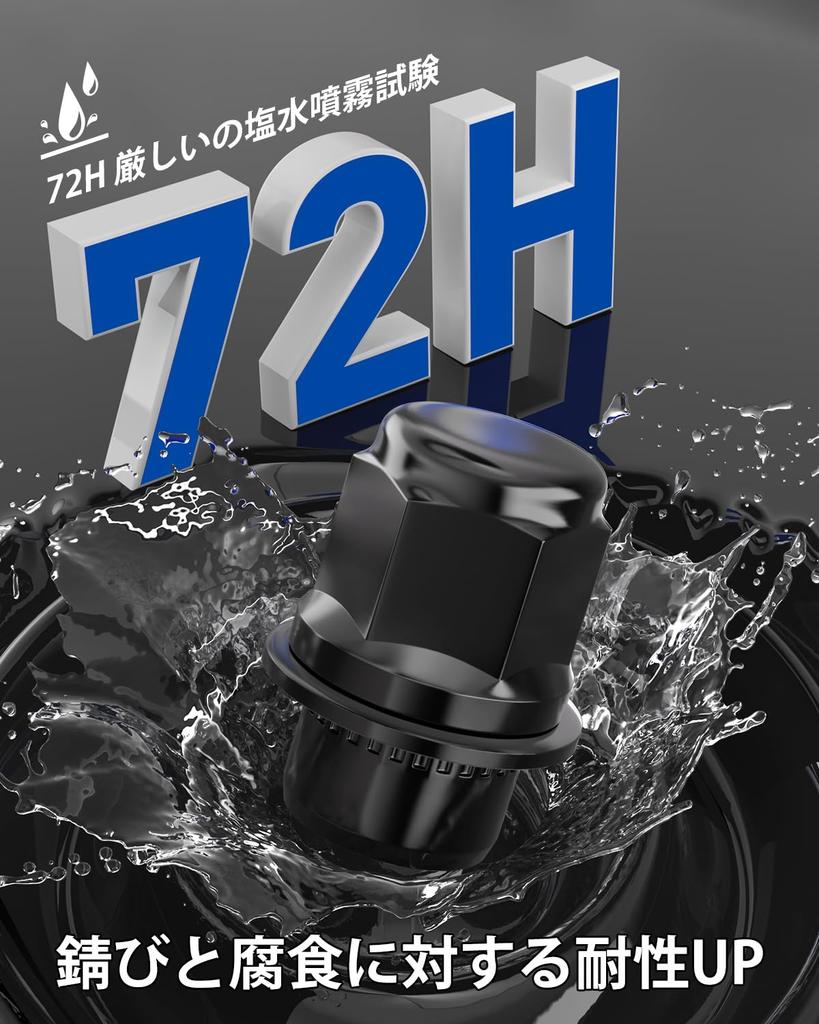 GAsupply Genuine Toyota Wheel M12 x Flat 21 37mm Short Racing Set of Black Nuts, P1.5, Face, Hex, Length, Steel, Nuts, 20,