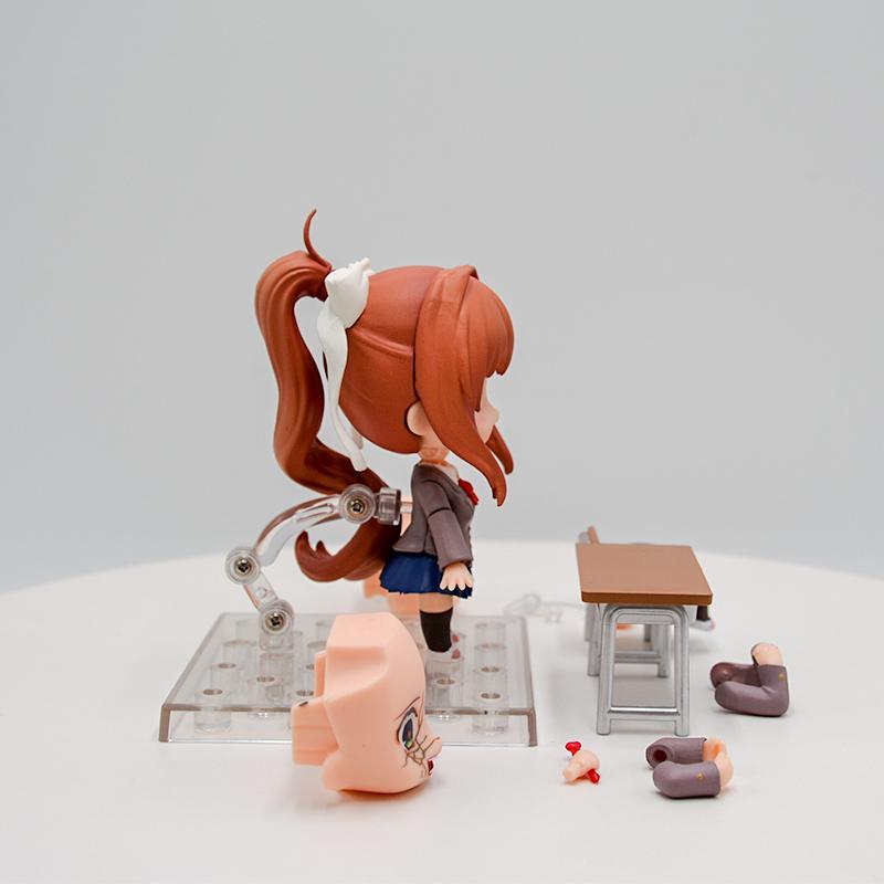 Doki Literature Club! Yuri Anime Girl Figure Sayori Action Figure Natsuki/Monika Figurine Model Doll Toy Gifts