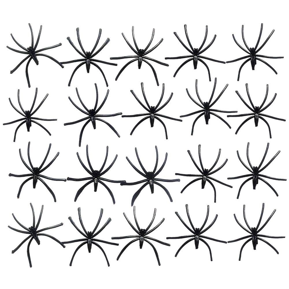 Christmas Elastic Spider Web with Spider Horror Haunted House Yard Scene Arrangement Christmas Party Faux Decorative Props 2025