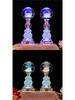Seven-Color Eternal Buddhist Lotus Offering Lamp