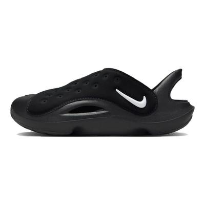 Aqua Swoosh Sandale PS Schwarz Kinder Sneaker Anthrazit Weiß FN0876-002
