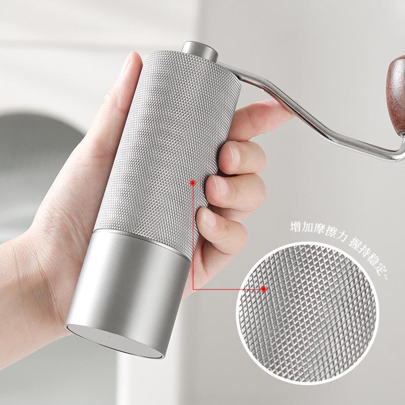 Portable Manual Coffee Grinder - Stainless Steel Burr for Pour-Over