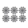 50Pcs Realistic Stretch Spider Web Halloween Decor Black Pe Cobweb for Haunted Party Indoor Outdoor Spooky Atmosphere