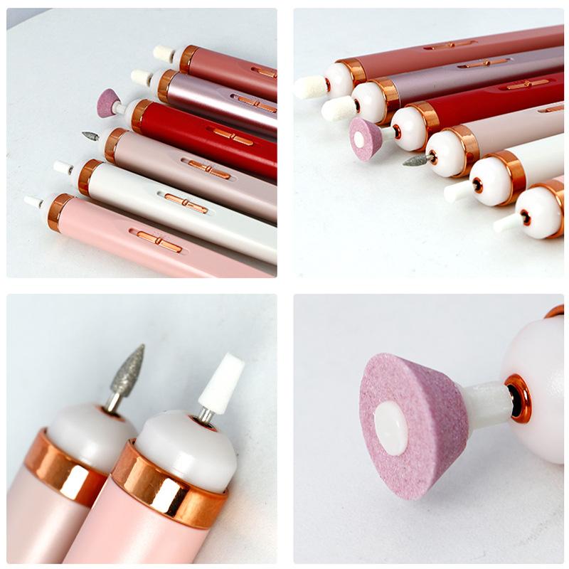 Mini Electric Nail Grinder Small Tools Nail Remover Nail Machine Portable Exfoliating Set Nail Grinder