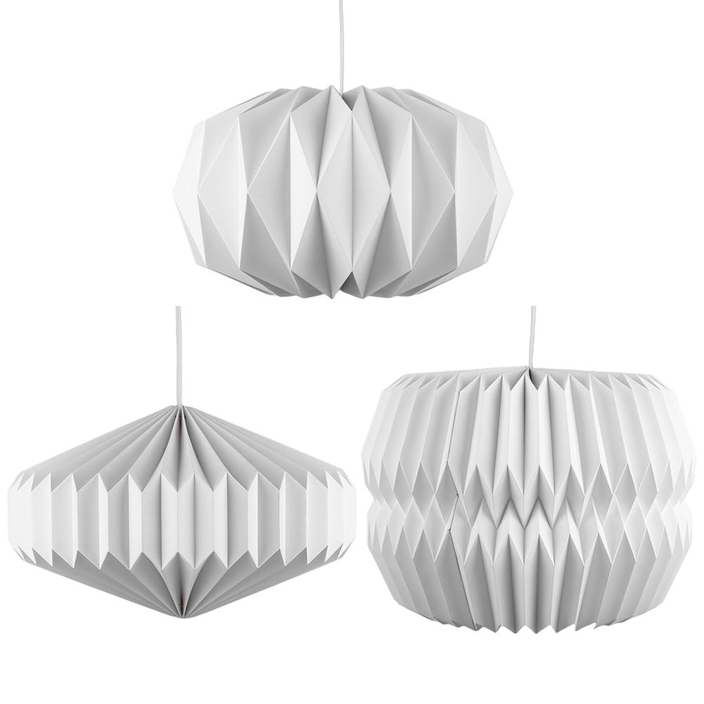 Paper Lamp Shade Pleated Lamp Shade DIY Hanging Light Shade Decorative Ball Shaped Lamp Cover for Wedding Birthday Party