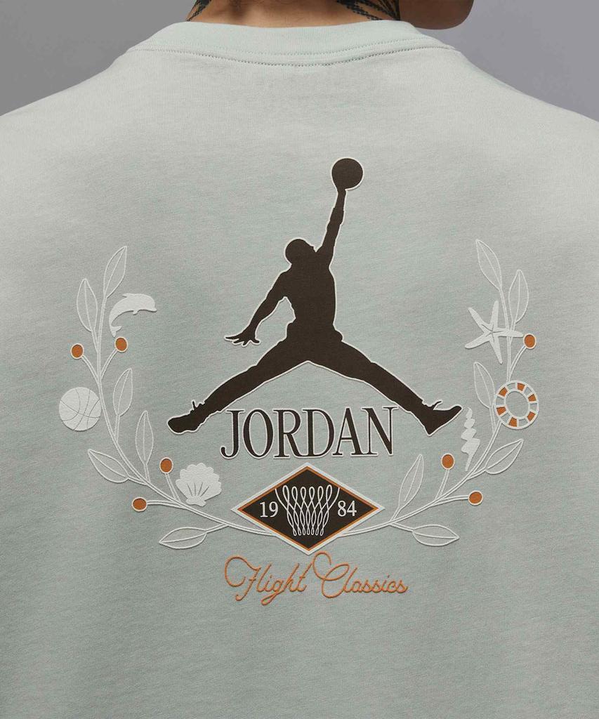 NIKE Jordan Crewneck T-Shirt M - Light Silver / If0381-034