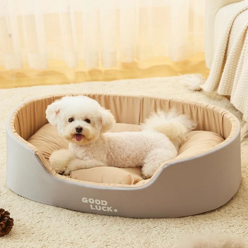 Vier Jahreszeiten Hundebett Großes Haustier Sofa Hund Katze Gefülltes Kissen Welpe Kätzchen Bett Weiches Katzenhaus Welpen Plüschkissen Haustierzubehör