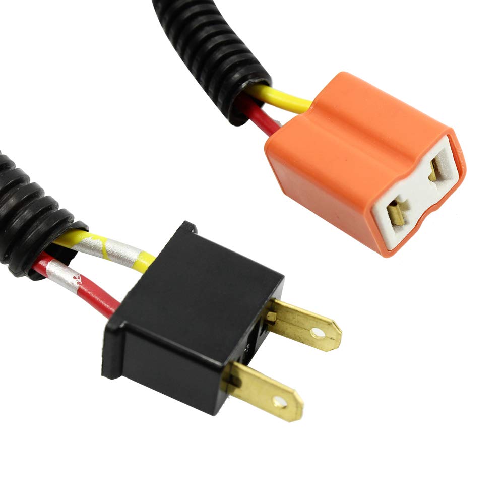 YUNPICAR H7 LED Žárovka Mlhové Světlo Světlomet Kabelový Svazek Kabelový Konektor Patice Zástrčka Adaptér (Keramická patice H7)