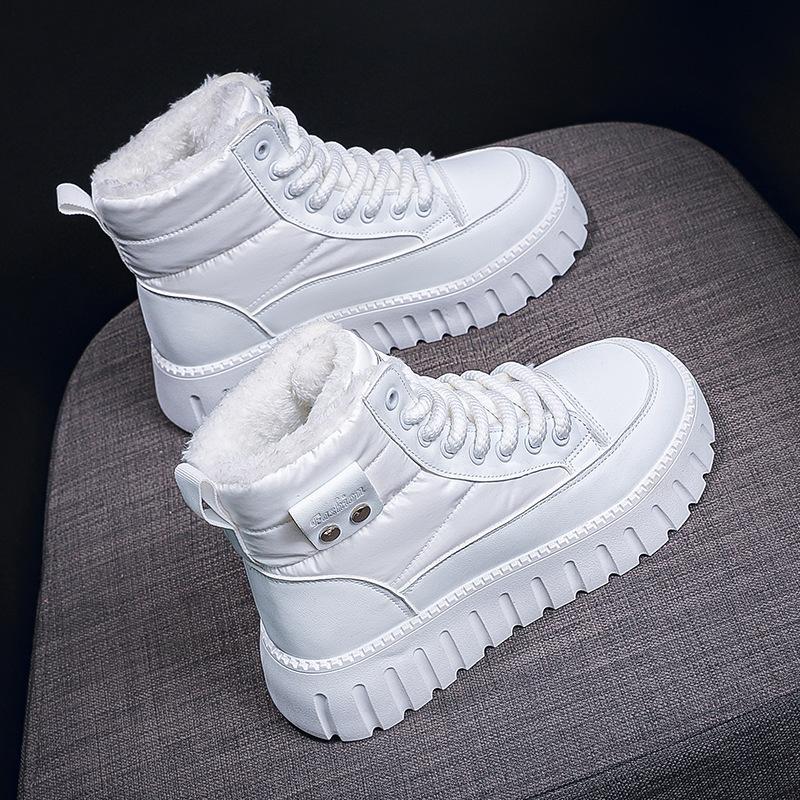 Winter new velvet high-top snow boots ins warm, non-slip and wear-resistant casual shoes ZY