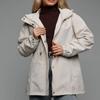 Giacca casual europea e americana da esterno con coulisse in vita, tuta sportiva da trekking, trench, giacca, abbigliamento da donna