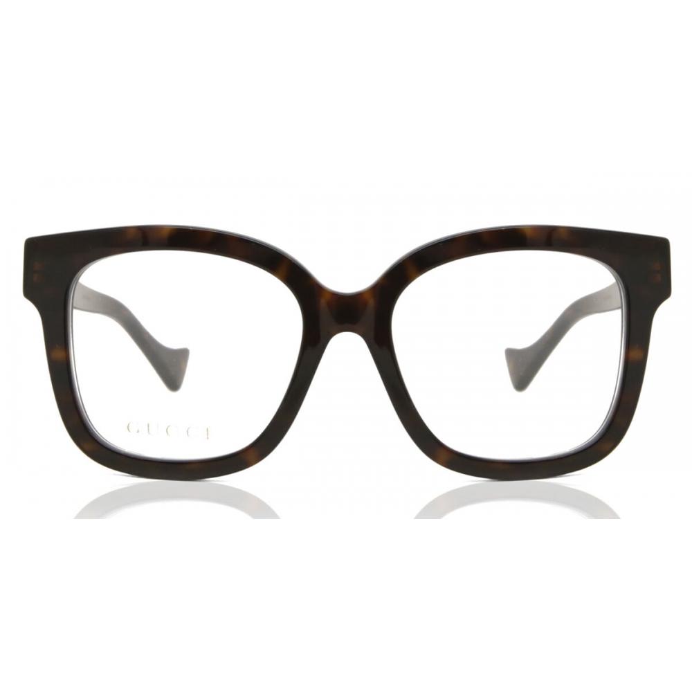 

Gucci Gg1258o 005 Women Eyeglasses Brown Tortoise/53