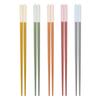 KOBACH Fruit Colorful Anti-slip Alloy Chopsticks - 10 Pairs