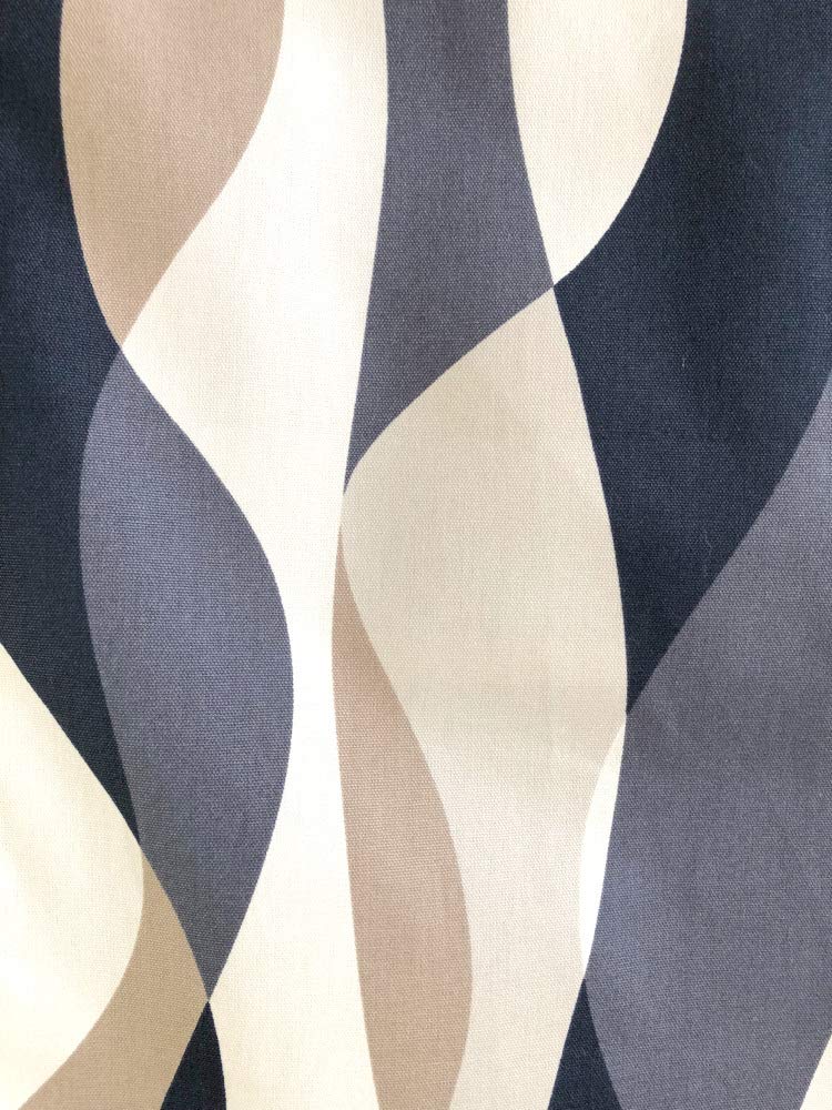 Panneau Long Pièce Intimité Améliore Chauffage et Refroidissement Élégant Accrochage Mural Motif Vague Nordique Large x 240cm Rideau, Séparateur, Écran, Rideau,