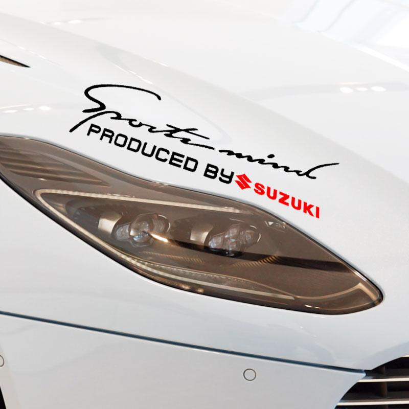 1 ks Samolepka 3D dekorace předního světla auta Sportovní design pro Suzuki Jimny Samurai Vitara Swift Baleno SX4 Ignis Alto Splash Swace