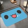 Anime C-capoo Floor Mat Diatomite Bath Mat, Quick Dry Absorbent Non-Slip Door Mat