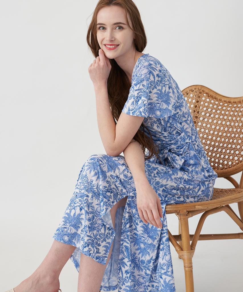 Bonide V&A Wrap Dress White
