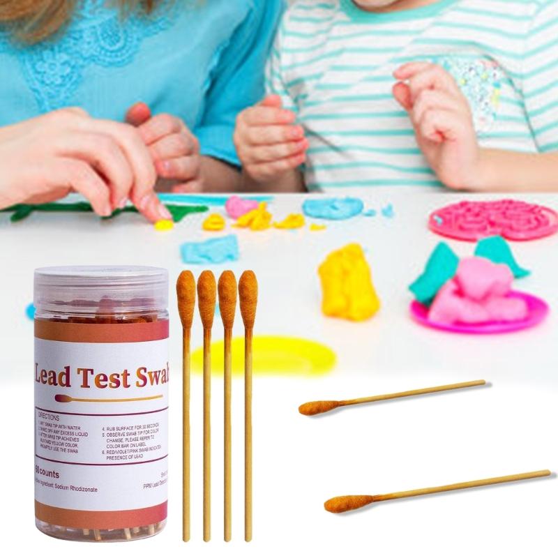30 Stück empfindliche Bleiteststäbchen, schnelle Bleiteststäbchen für zu Hause, 60 Sekunden Ergebnis, sofortiger Bleitest für lackiertes Metall