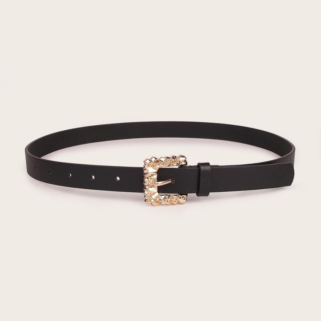 Retro Style Women's Clothing Belt with Skirt with Jeans