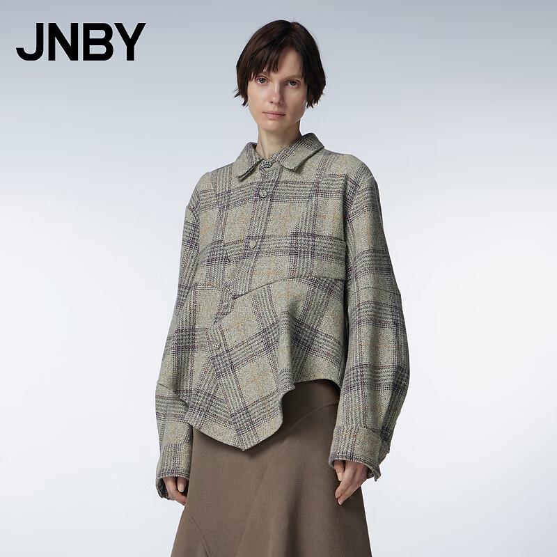 

Женский пиджак JNBY из смесовой шерсти с лацканами S