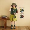 Kids' 7A Antibacterial Pure Cotton Color-block Polo Shirt
