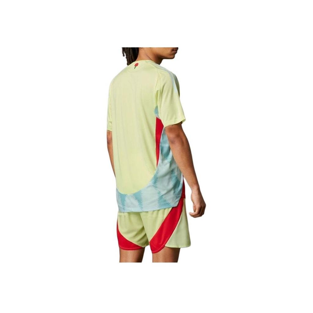 Adidas Spain 2024 Away Authentic Jersey Pulse Yellow/Halo Mint Men Streetwear IS9034