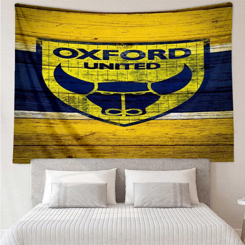 Oxford United Crest Tapestry Hanging for Bedroom,Livingroom, Playroom,Decor Art Room Wall Tapestry Holiday and Birthday Gifts