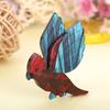 Blucome Handmade Acrylic Parrot Bird Shape Brooches For Women High Quality Animals Brooch Lapel Pin Sweater Bag Suit Accessories