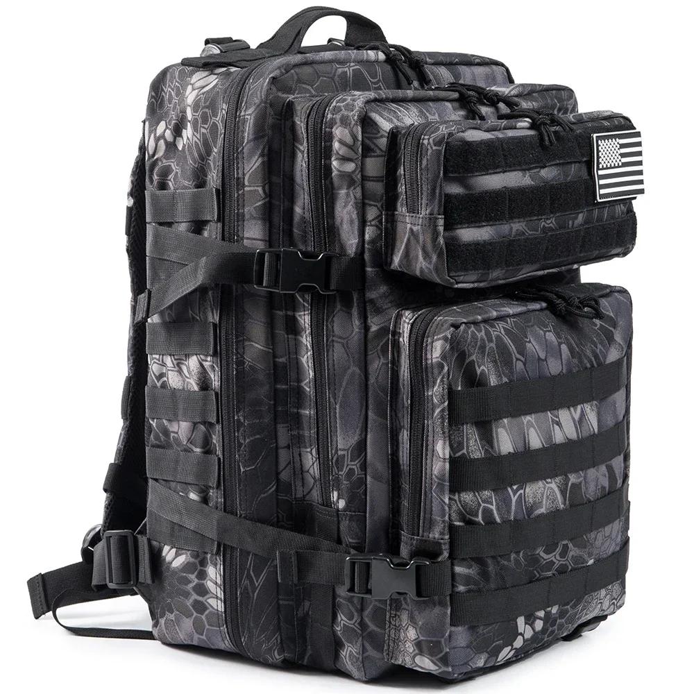 45L GYM Fitness Style Backpacks for Men/women Outdoor Tactical Training Molle Survival Bag Hiking Trekking Rucksack