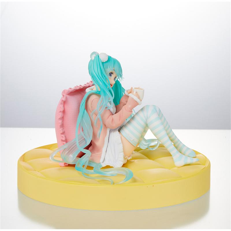 New Hatsune Miku Figure large base high quality Kawaii long hair Figurine Girls Collectable Pvc Model Toys Kids Desk Orname