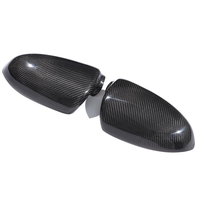 For Mercedes Benz Smart Fortwo W451 2009-2014 Real Carbon Fiber Car Exterior Rearview Mirror Protective Cover Accessories