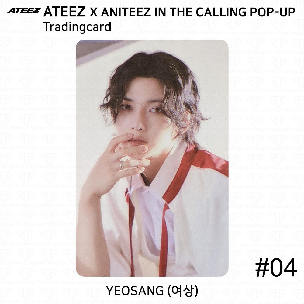 ATEEZ X ANITEEZ IN THE CALLING POP-UP Unitate Carte de Colecție MD KPOP K-POP Seonghwa