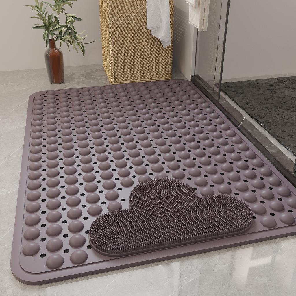 Environmentally Friendly TPE Bathroom Anti Slip Pad Home Shower Room Elderly Pregnant Anti Fall Massage Foot Pads Bath House Safety Shower Mat