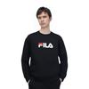 Fila Original Simple Classic Casual Soft Comfortable Loose Pullover Sweatshirt Unisex Sweatshirt F51U549202F-BK
