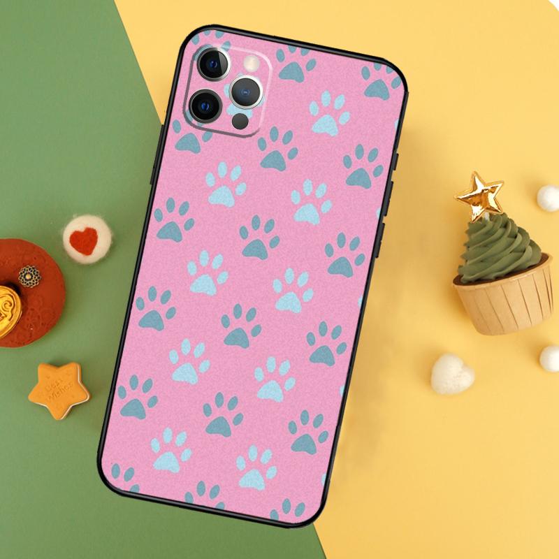 Cat Dog Paw Design Phone Case For iPhone 17 16 16E 15 14 12 11 13 Pro Max 12 13 Mini 17Air Shockproof Cover
