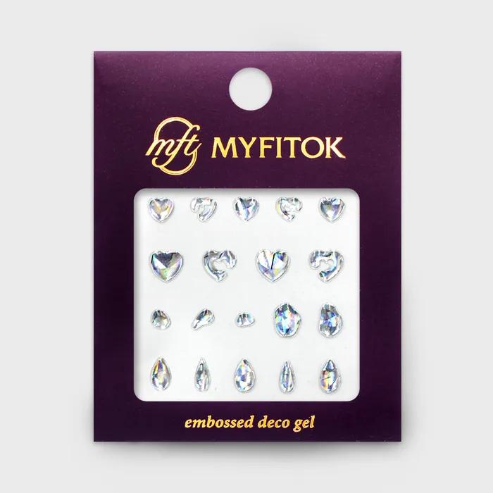 

Мой Fit Talk Эмбо Деко Стикер Сердце-самоцвет 3 вида (Выберите 1) #MFT0017