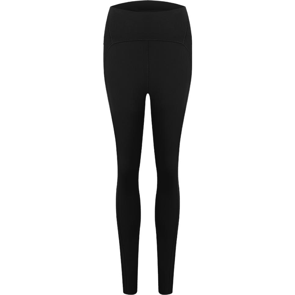 FILA 2023 Summer New Basic Solid Color Knitted Leggings Women leggings Black A11W321617F-BK