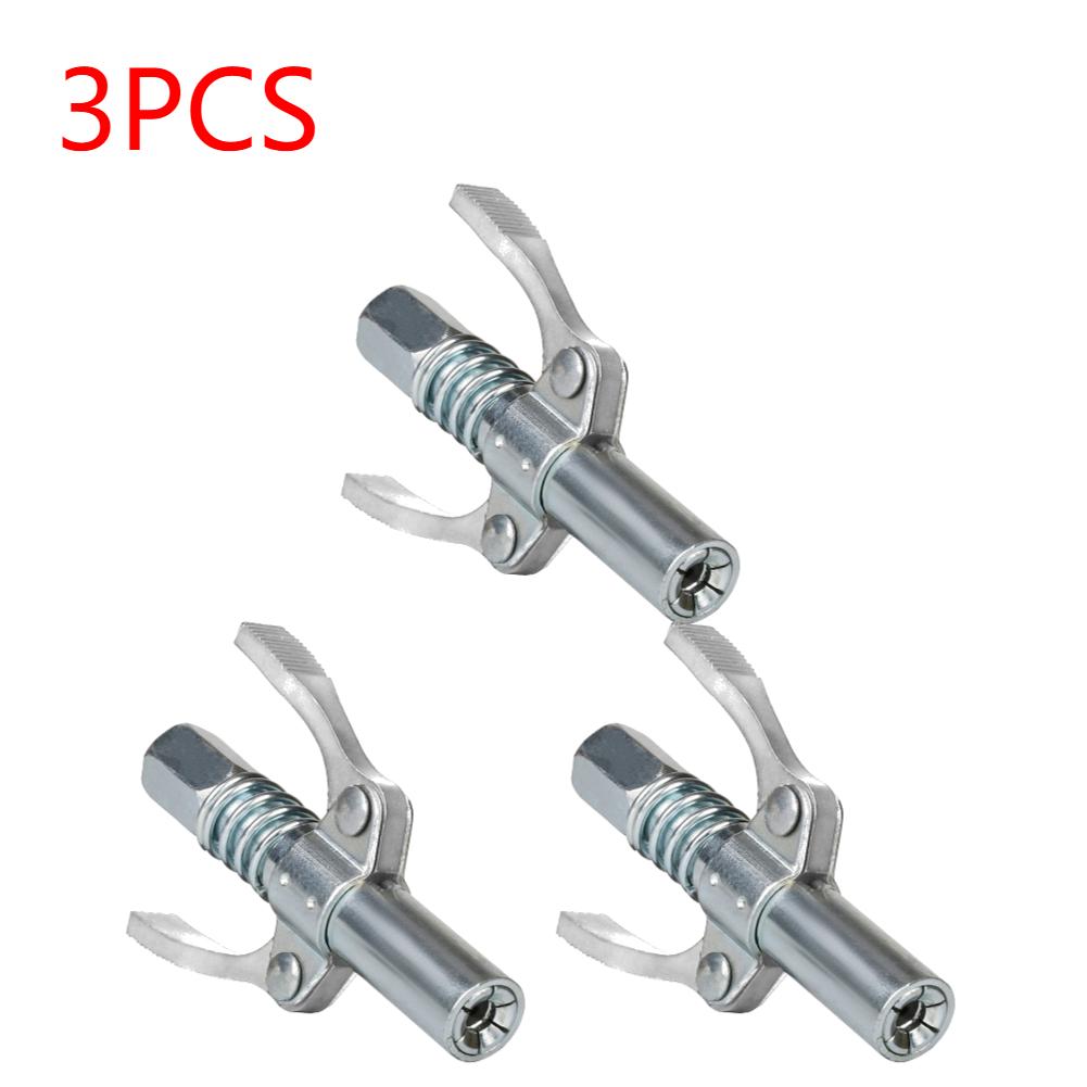 Grease Gun Coupler 10000PSI NPTI/8 Oil Pump Quick Release Grease Tip Tool Car Syringe Lubricant Tip Grease Nozzle Repair Tool
