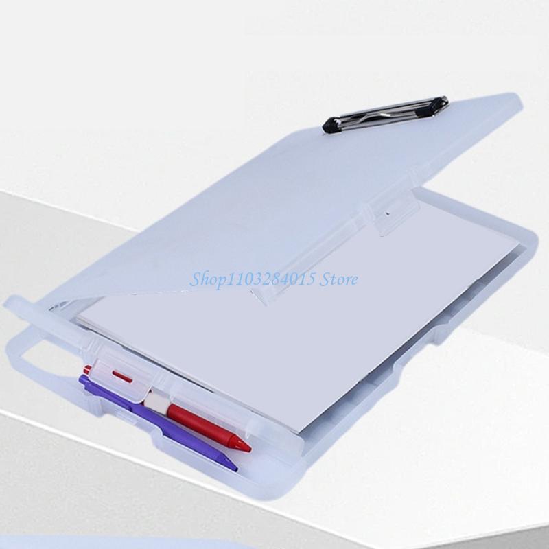 R6FF Clipboard with File Case and Pen Case Document Organiser Clipboard 254x365mm