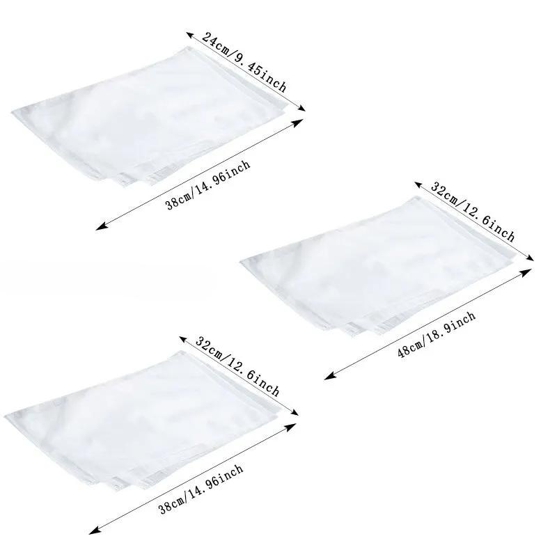 10pcs Shoes Storage Bag Closet Organizer Non-woven Travel Portable Bag Waterproof Pocket Clothing Classified Hanging Bags