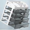 New cosmetic storage box desktop transparent drawer finishing box dressing table multi-functional partition storage rack