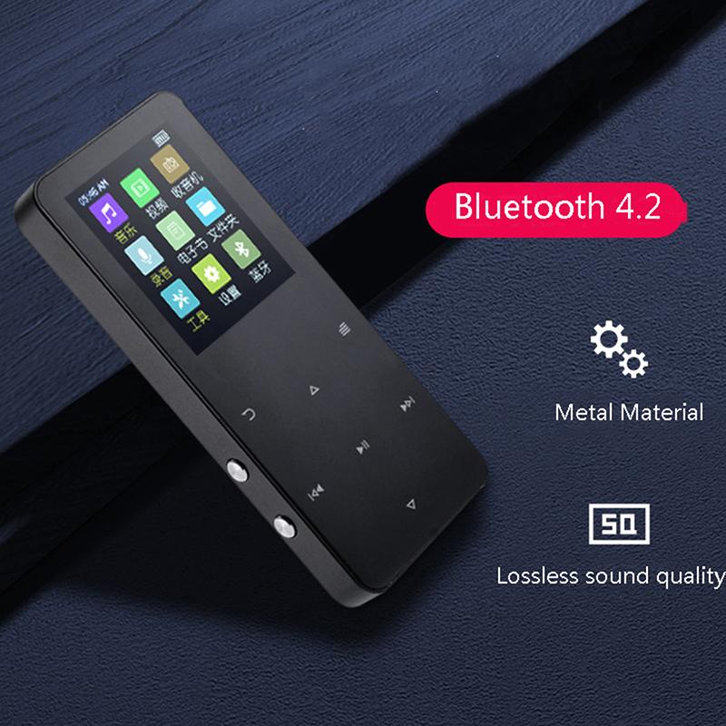 Mp4 Player With Bluetooth Built-In Speaker Touch Key Fm Radio Video Player