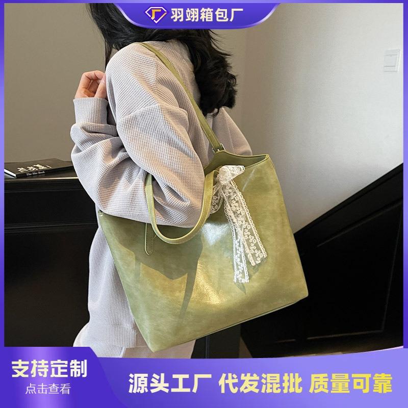 Premium Bag Women's New Popular Fashion Versatile Commuter Bag Shoulder Bag Large Capacity Tote Bag