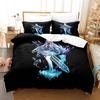 3D Printing Game Tower of Fantasy Anime Bedding Set Single Twin Full Queen King Size Bed Set Adult Kid Bedroom Duvetcover Sets