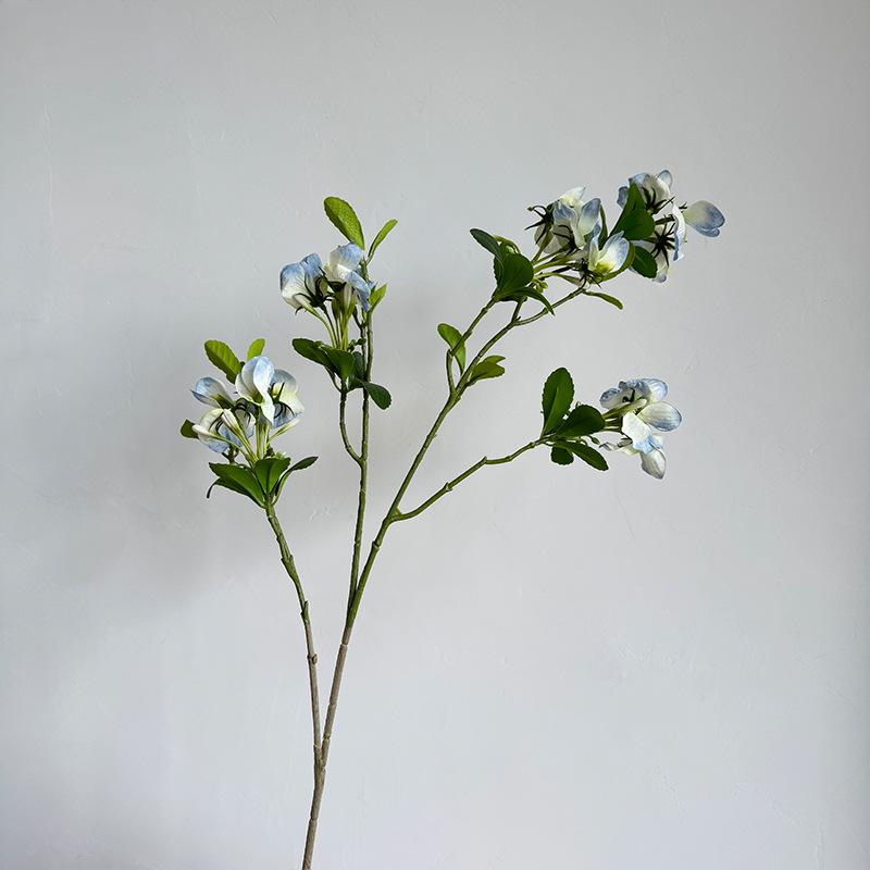 Pea Flower Scented Silk Faux Flowers for High-Class Living Room Decor & Photography Props