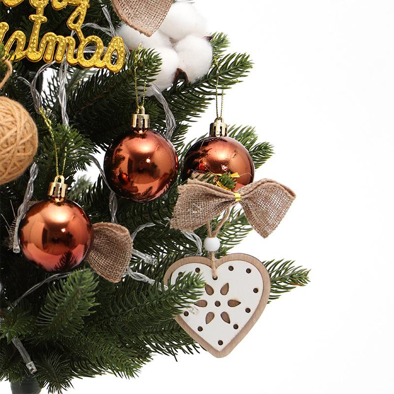 45cm PE Mini Desktop Christmas Tree Set with Ornaments