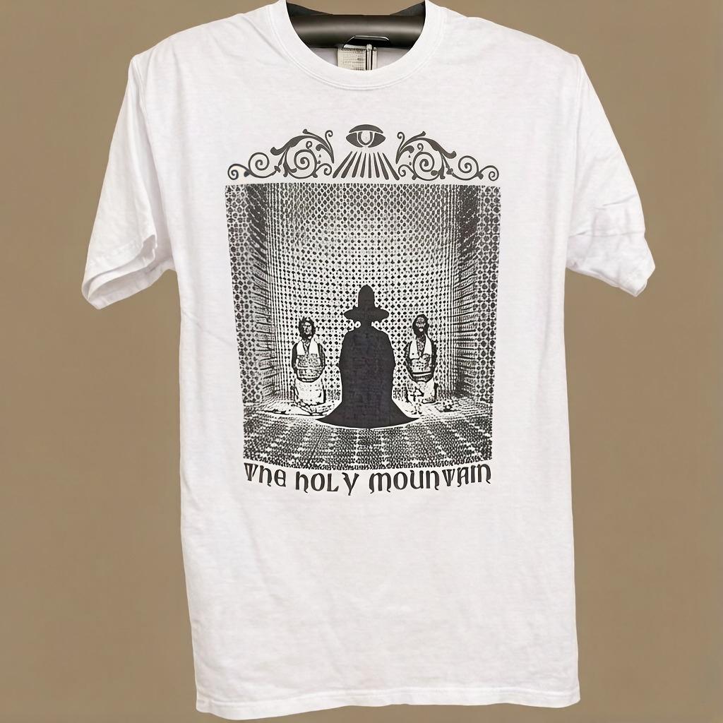

Летняя футболка The Holy Mountain 1973 Одежда в стиле Y2k Унисекс Унисекс и Женская Повседневный и Универсальный Стиль Одежда Drip M